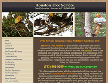 Tablet Screenshot of houstontreeservice.org